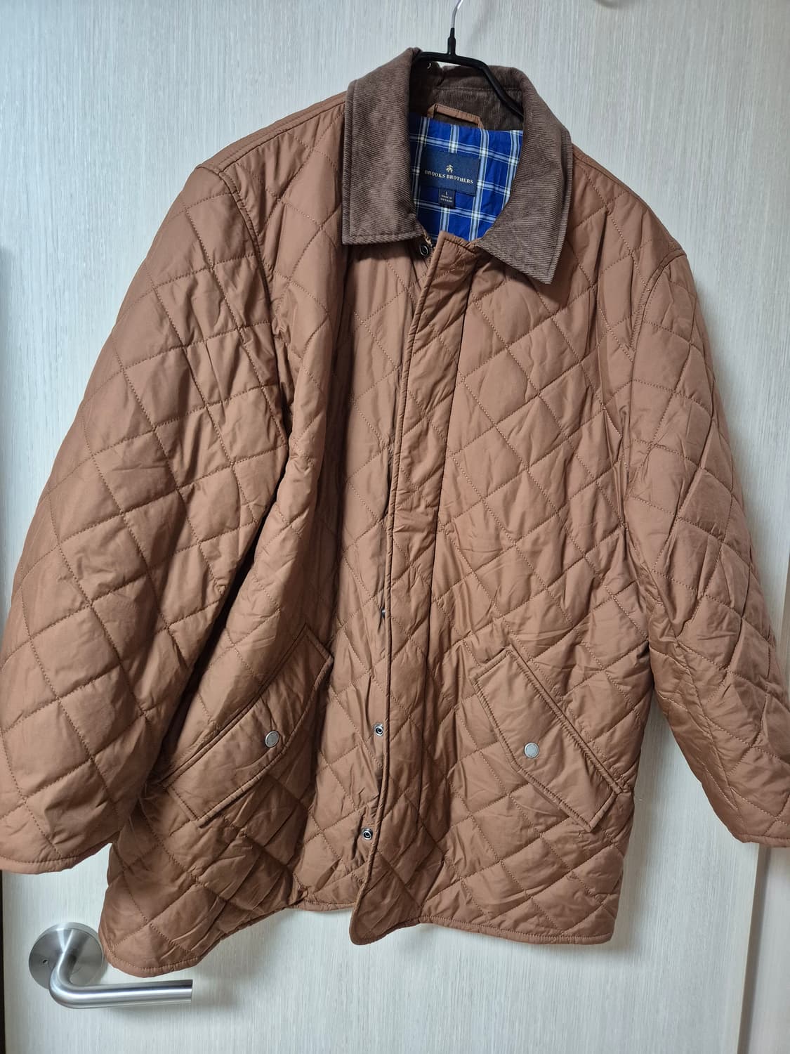 (24년) 브룩스브라더스  다이아몬드 퀄팅 누빔 자켓 라지 상품이미지1