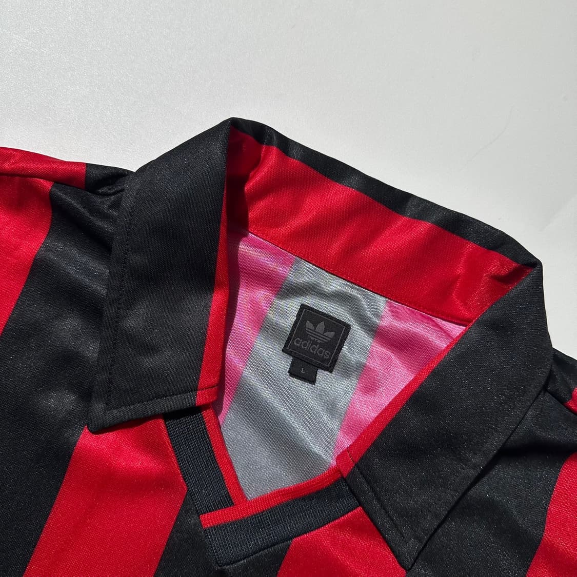 아디다스 AC밀란 90-91 시즌 유니폼 축구 반팔 져지 상품이미지6