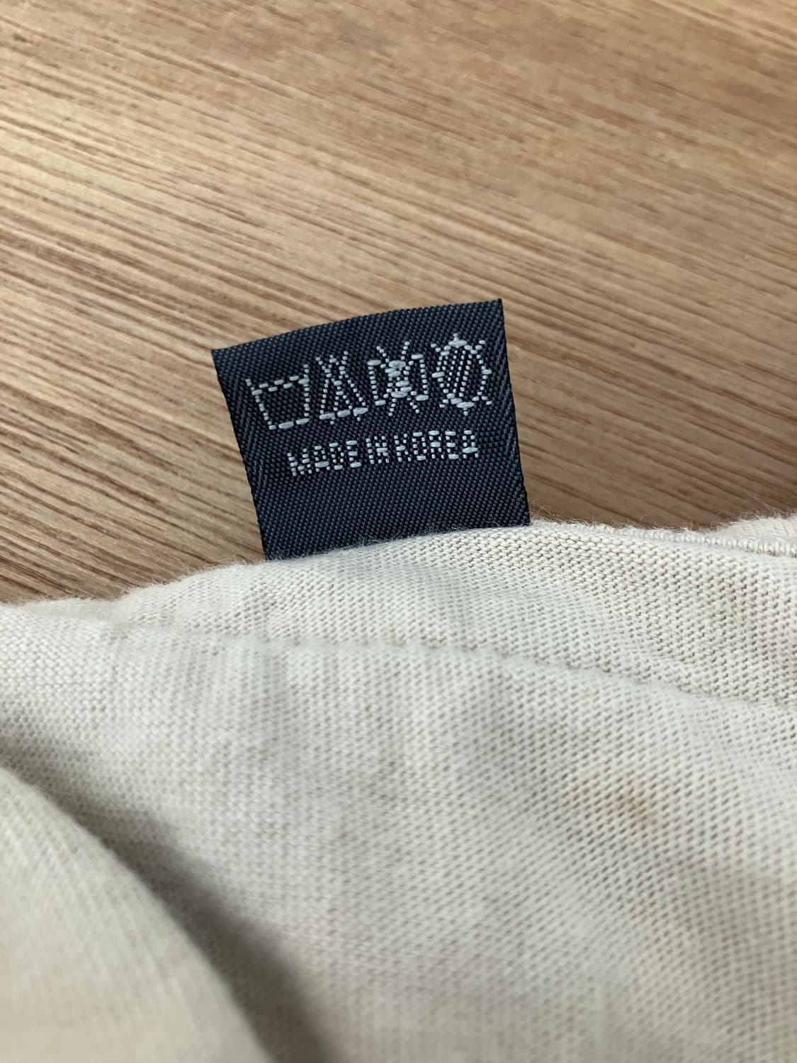 MINIBE JEAN 타이포그래피 헨리넥 롱슬리브 S 상품이미지10