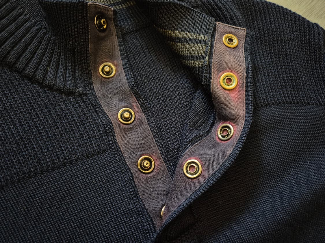 HUGO BOSS 쿼터 스냅 니트 상품이미지4