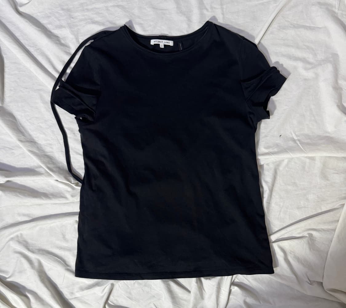 헬무트랭 스트랩 디테일 티셔츠 상품이미지5