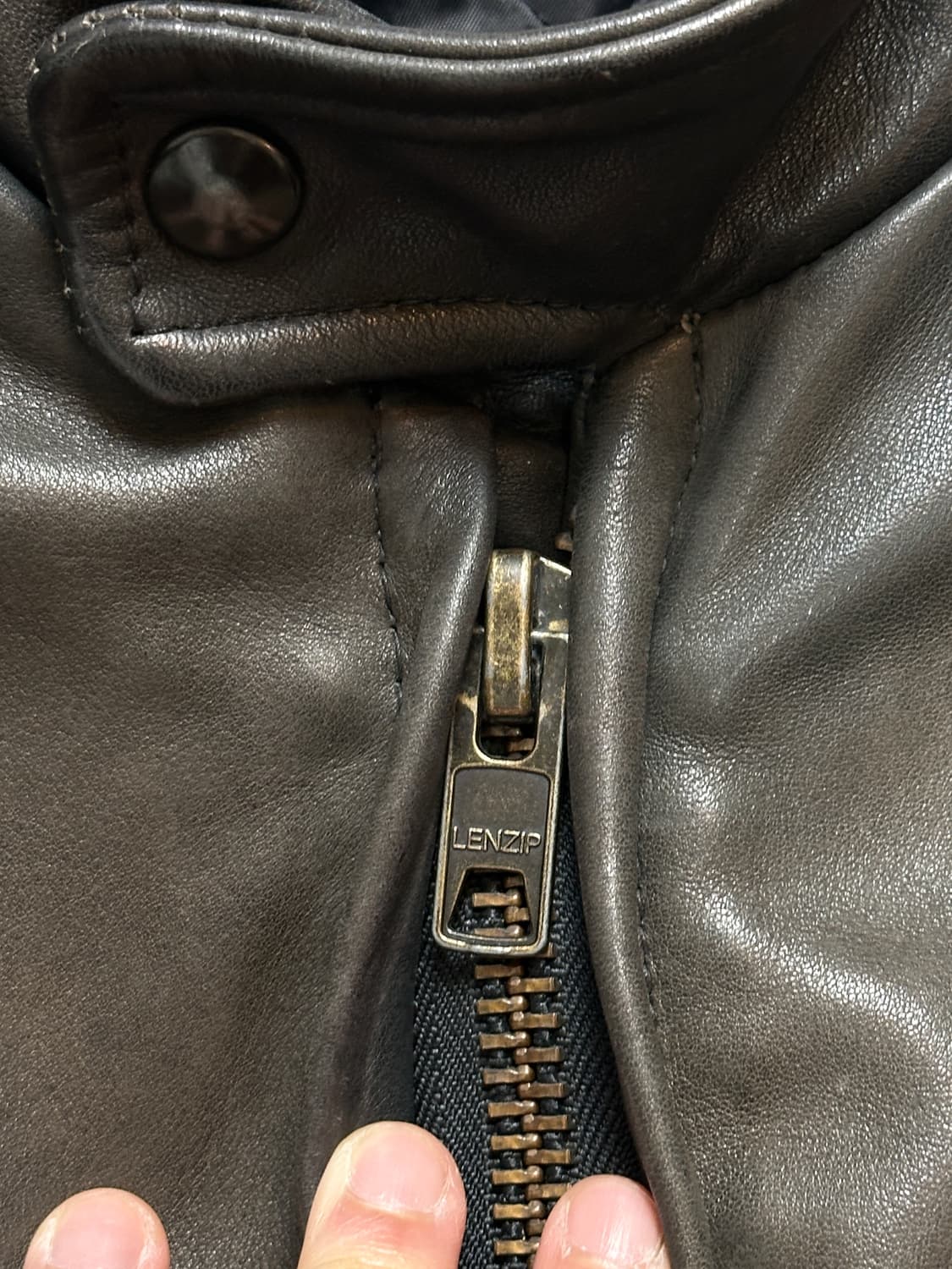 90's USA Made 크롭 레더 자켓 빈티지 라이더 자켓 상품이미지8