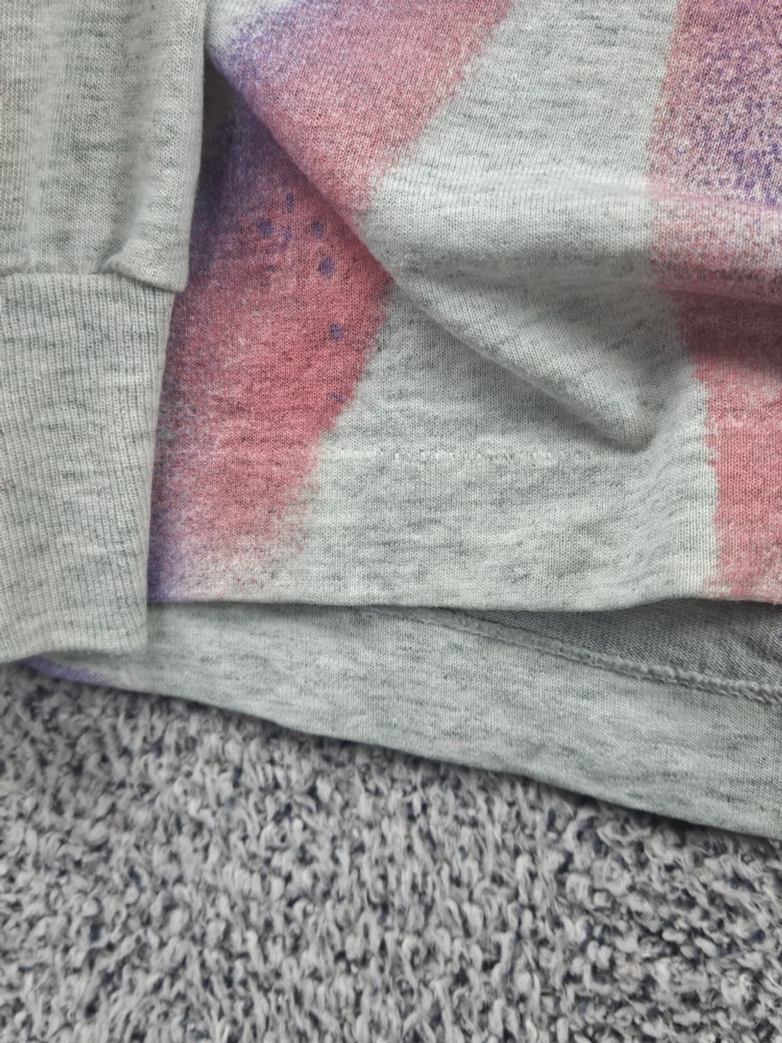 8~90s USA프룻오브더룸 커스텀 싱글스티치 롱슬리브(XL)/11427 상품이미지6