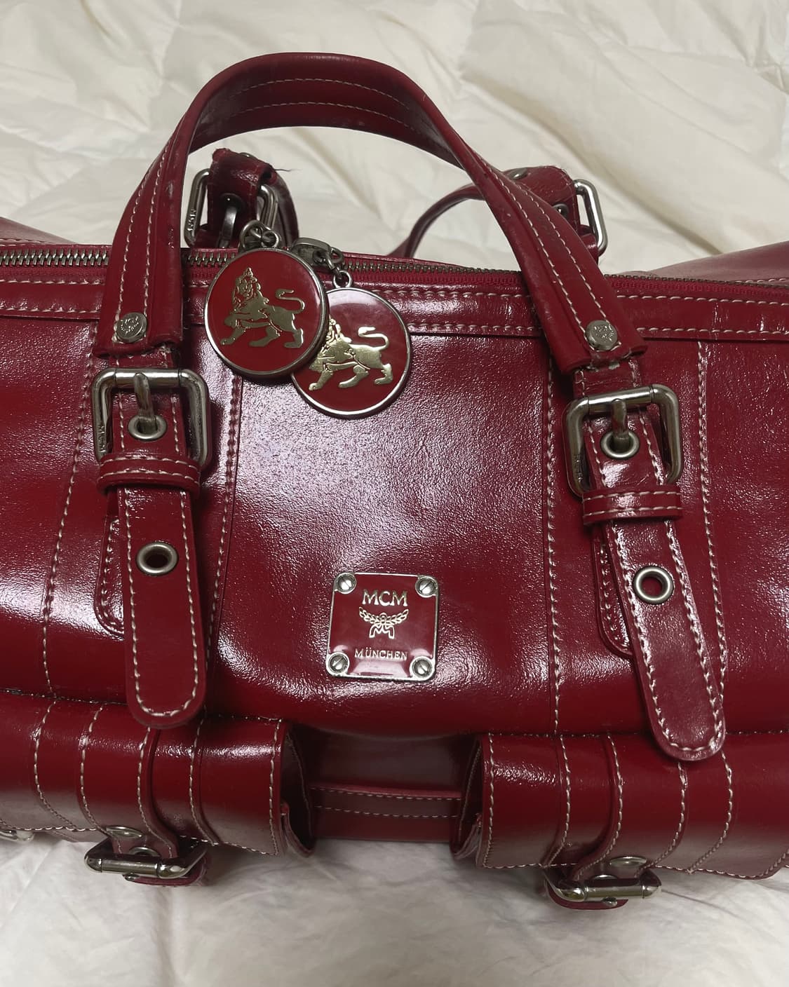 MCM 뮌헨 클래식 에나맬 토트백 상품이미지5