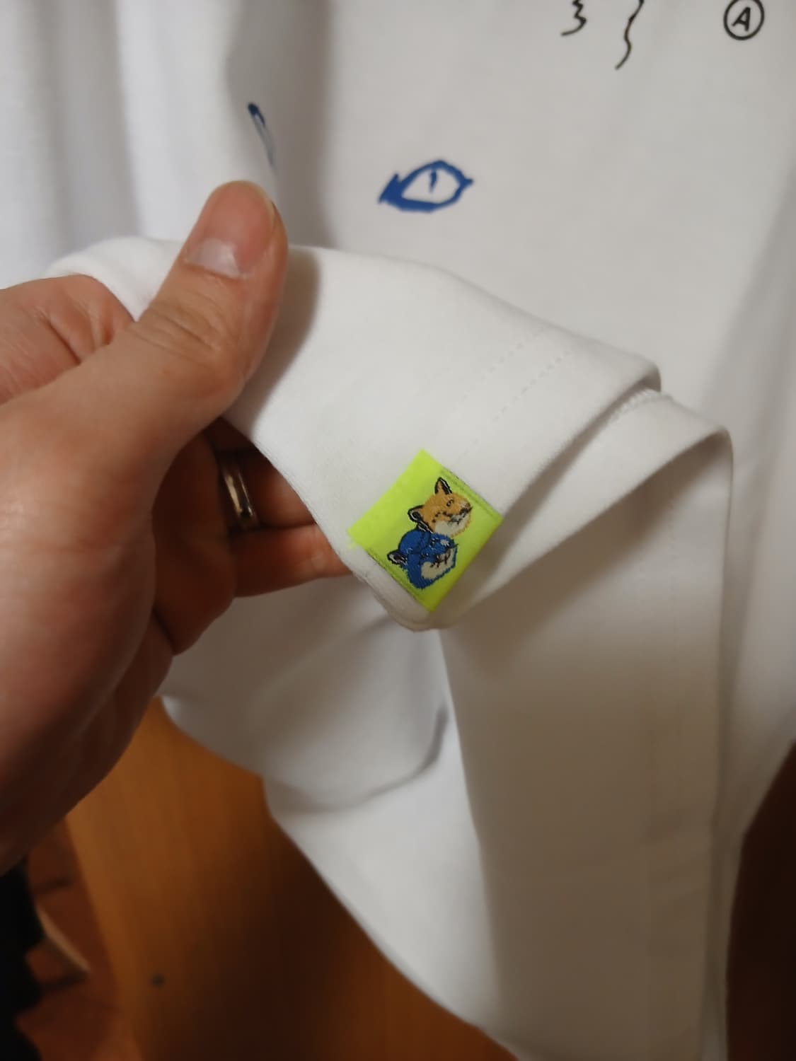 메종키츠네&아더에러 화이트 폭스 반팔티(새상품) 상품이미지2