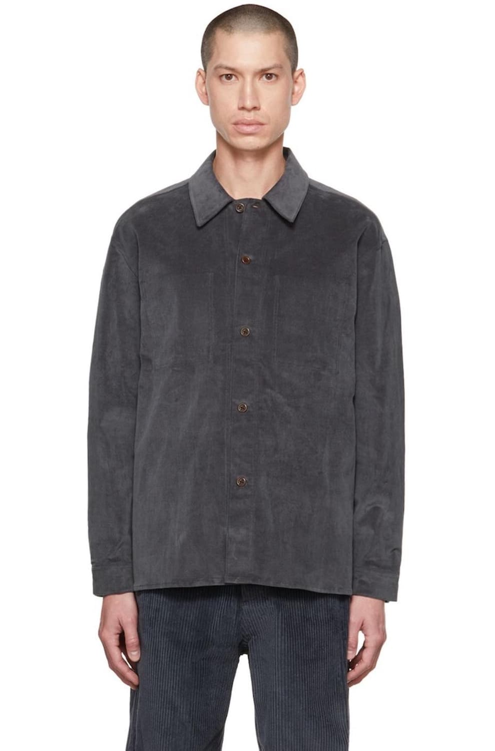 [M]아모멘토 코듀로이 리버스포켓 셔츠 상품이미지1