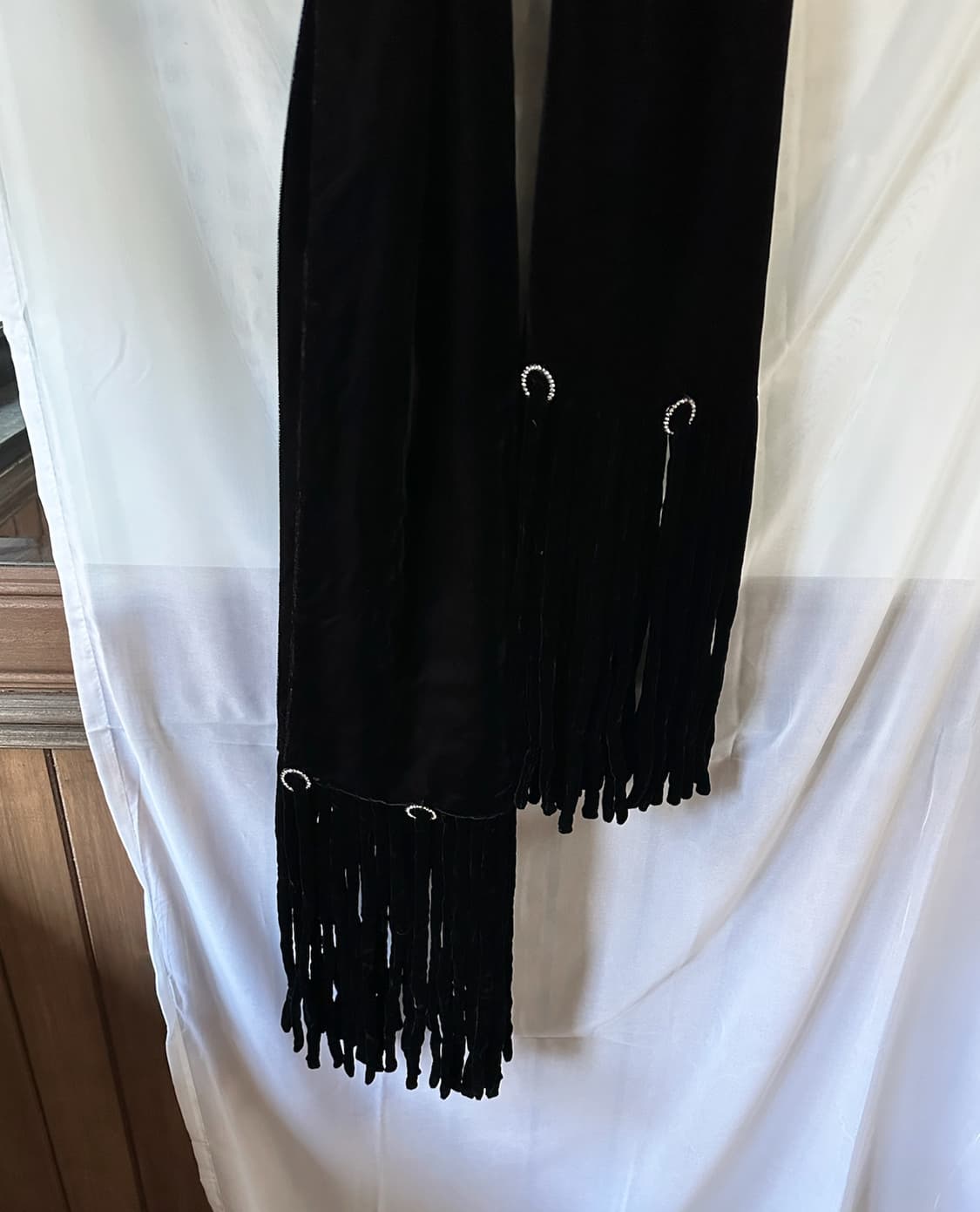 HIROKO KOSHINO crystal studs muffler 상품이미지6