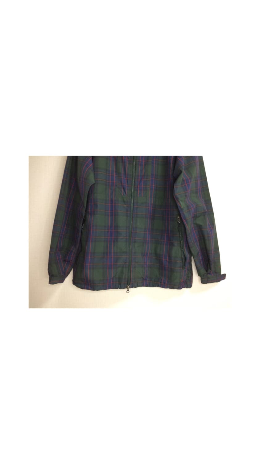 Columbia 컬럼비아 그린 체크 바람막이 윈드브레이커 상품이미지3