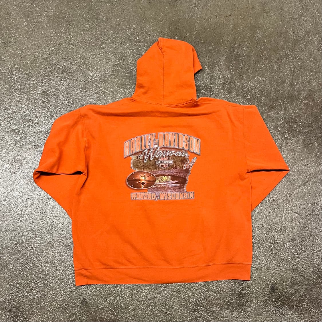 00s 할리데이비슨 프린팅 후드티 (110-115) 상품이미지6
