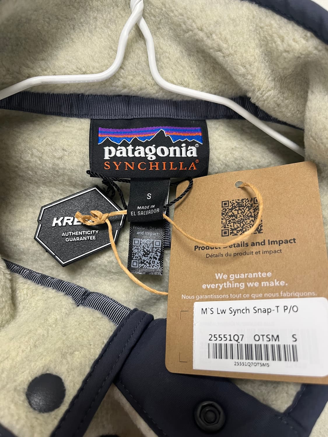 (새제품)파타고니아 신칠라 라이트웨이트 오트밀 상품이미지4