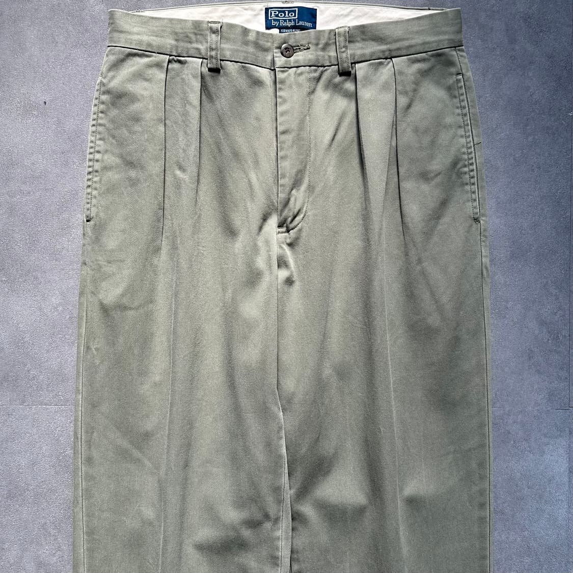 00s 폴로 카키 투턱 치노 팬츠 (vap.7) 상품이미지3