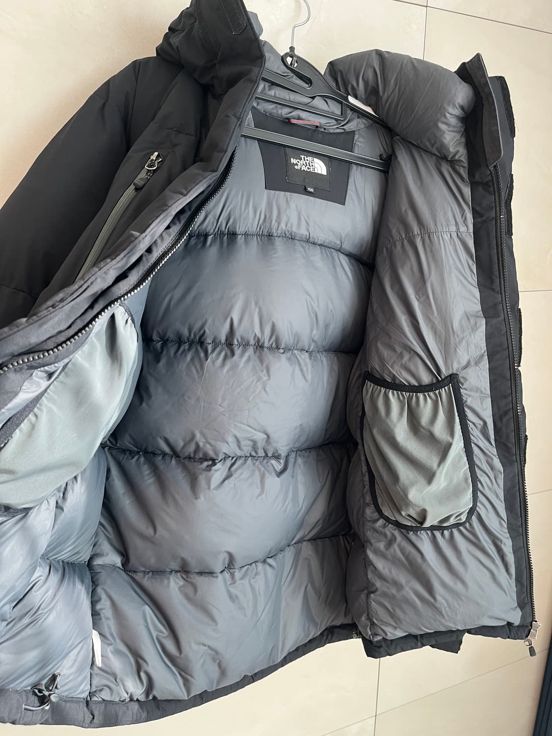 노스페이스 정품 대장 패딩 블랙 (L size) 상품이미지9