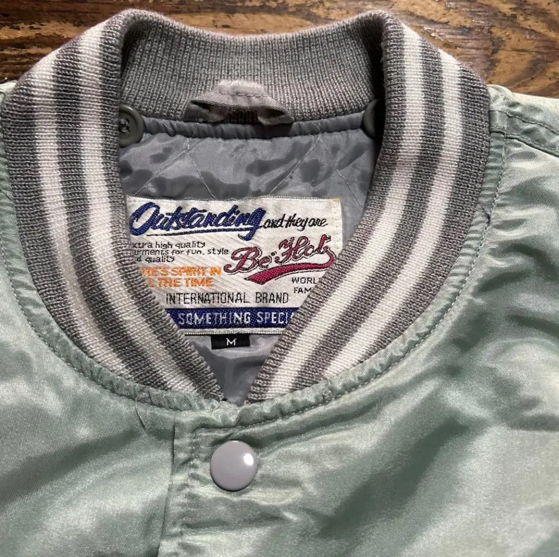 터콰이즈 민트 바시티 자수 로고 Prosper 빈티지 상품이미지7