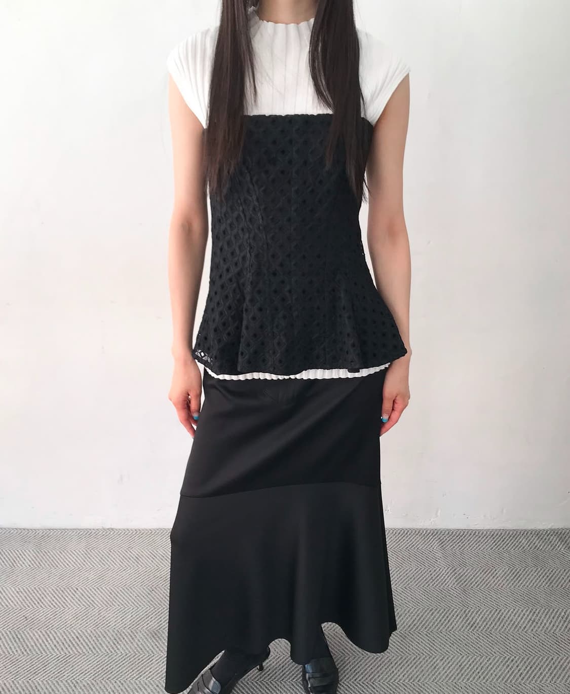 스텔라 맥카트니 블랙 코르셋 탑 38 상품이미지2