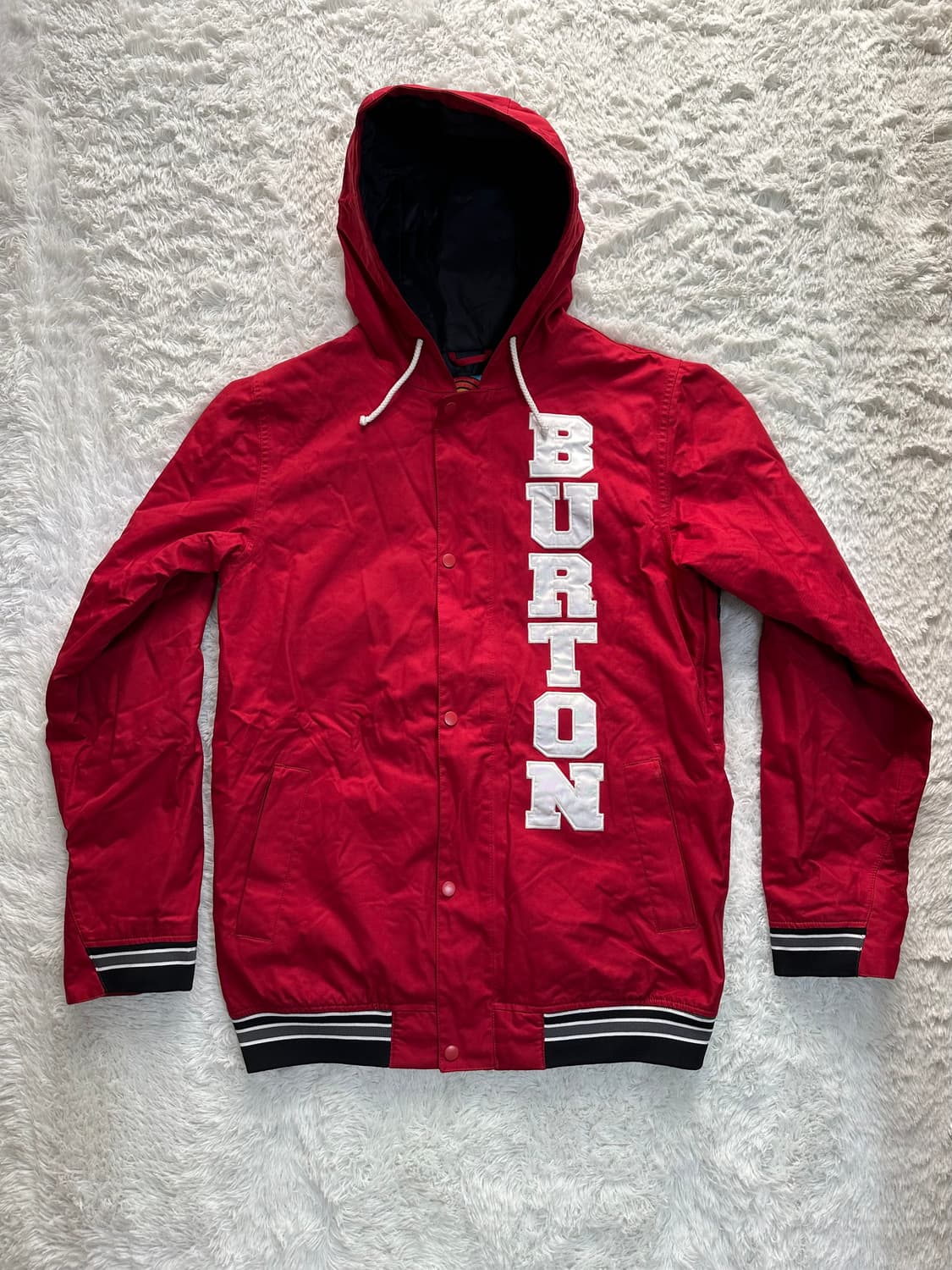 Burton 버튼 빨간색 후드 점퍼 S/M 상품이미지1