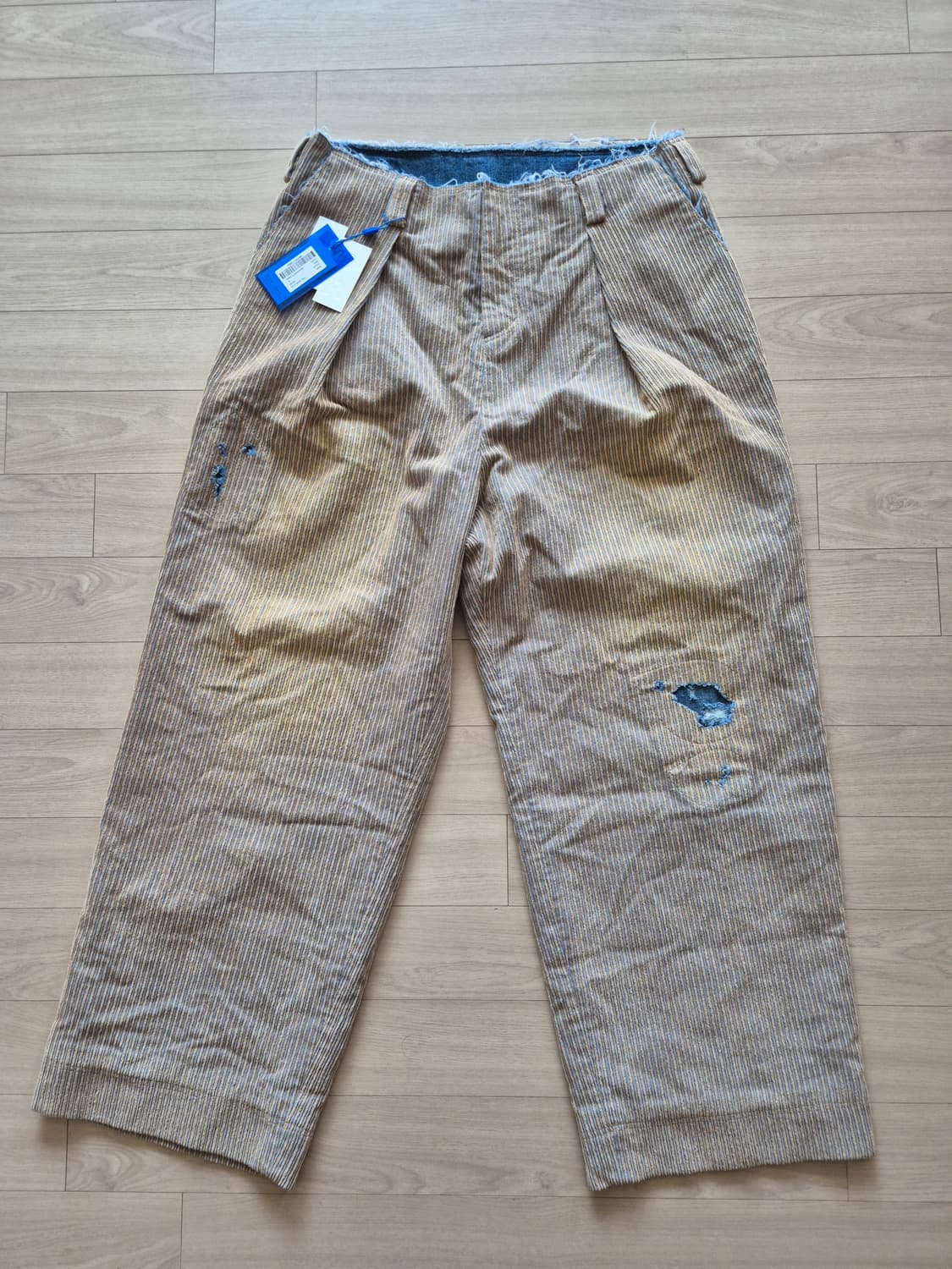 [새상품/XL] 아더에러 카리드 에이징 트라우저 베이지 상품이미지1