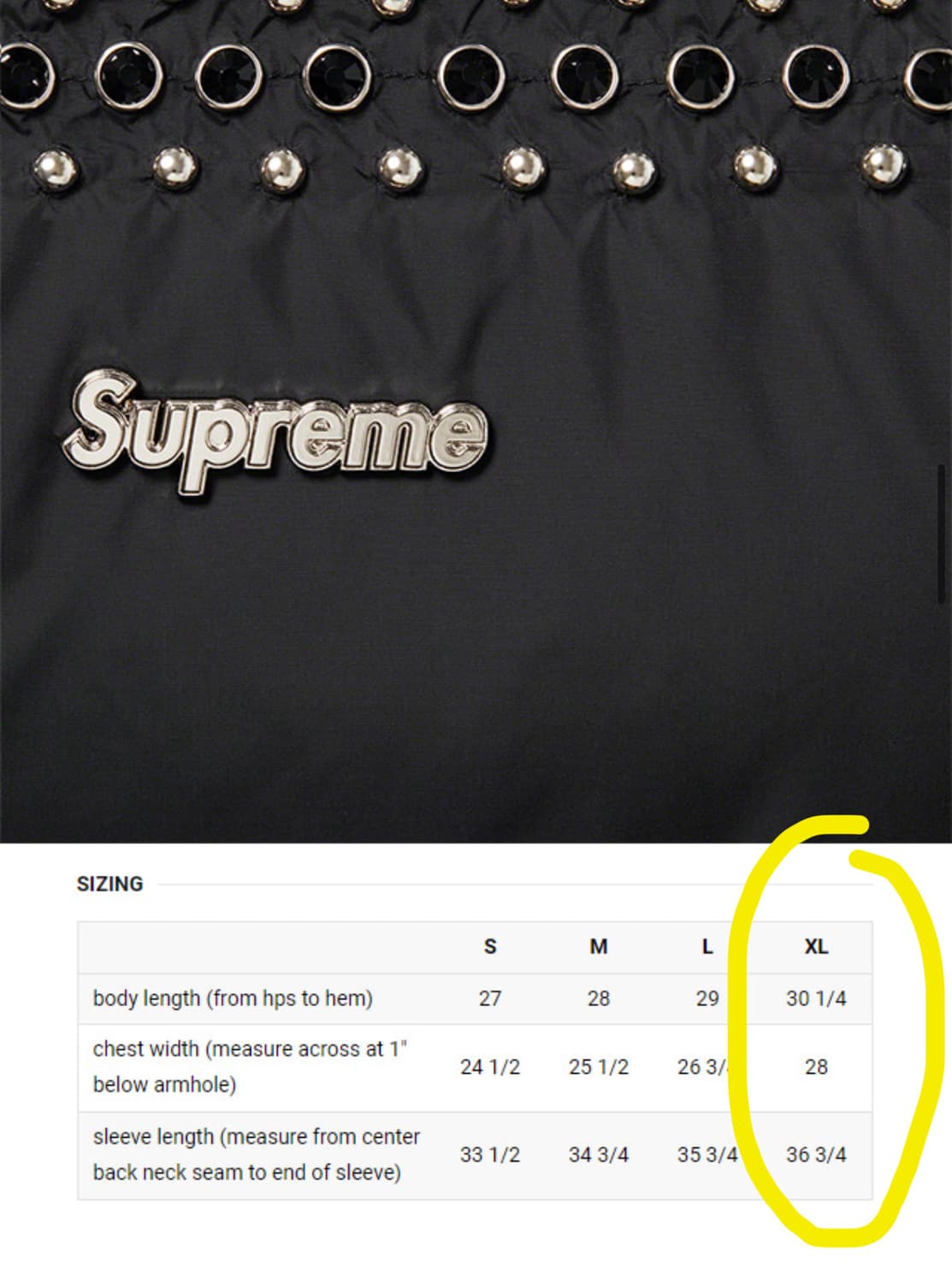 슈프림 x B.B. 사이먼 스터드 퍼퍼 자켓 블랙 - 22SS 상품이미지9