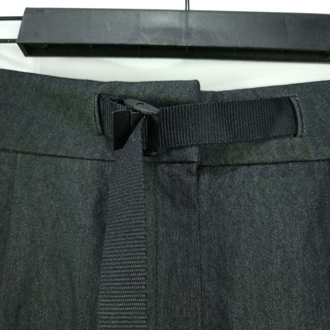 [부희](새상품) 벨티드 롱 스커트 챠콜 M19426 상품이미지7