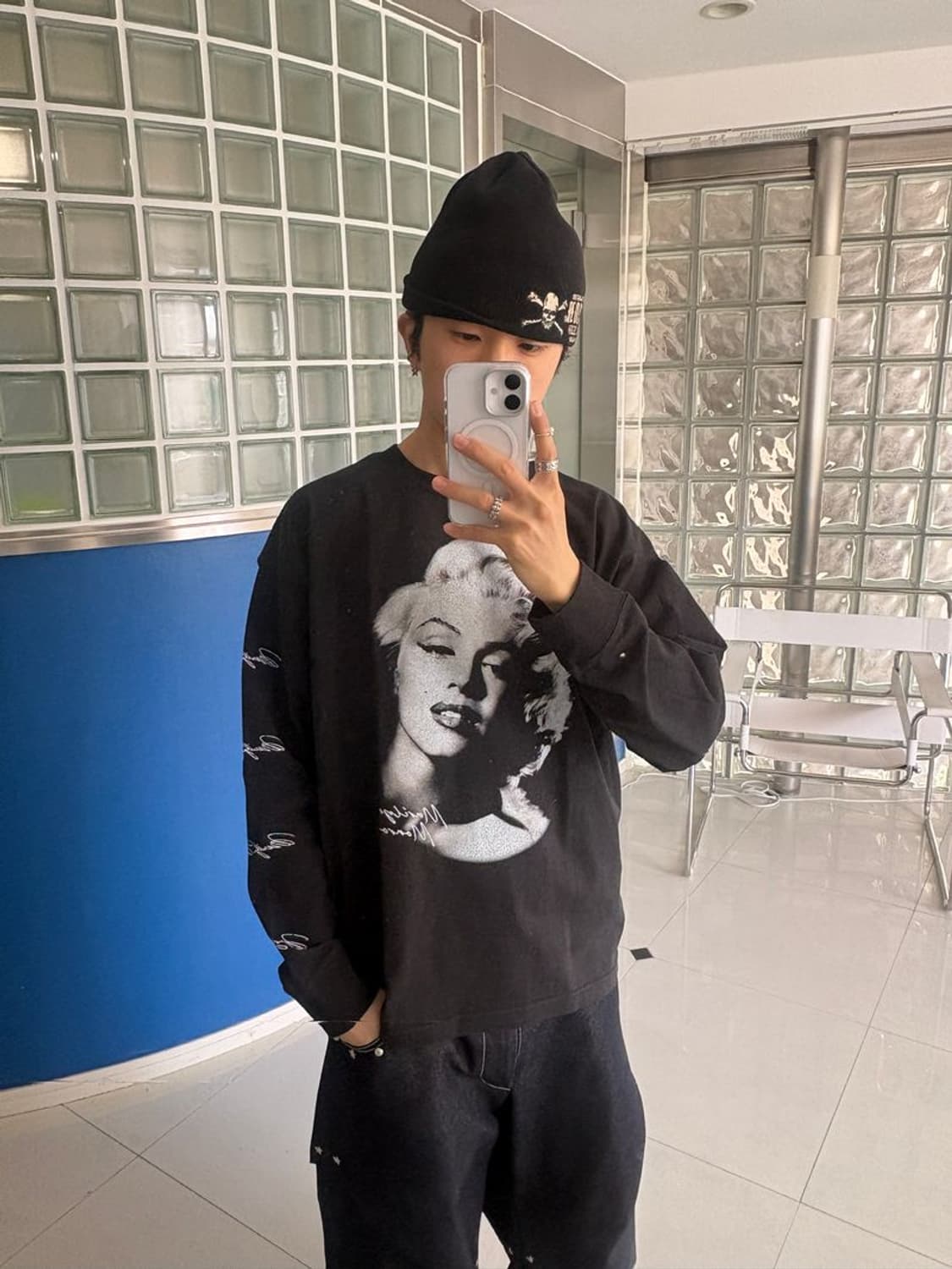 MARILYN MONROE LS TEE 마릴린 먼로 LS 티셔츠 상품이미지1