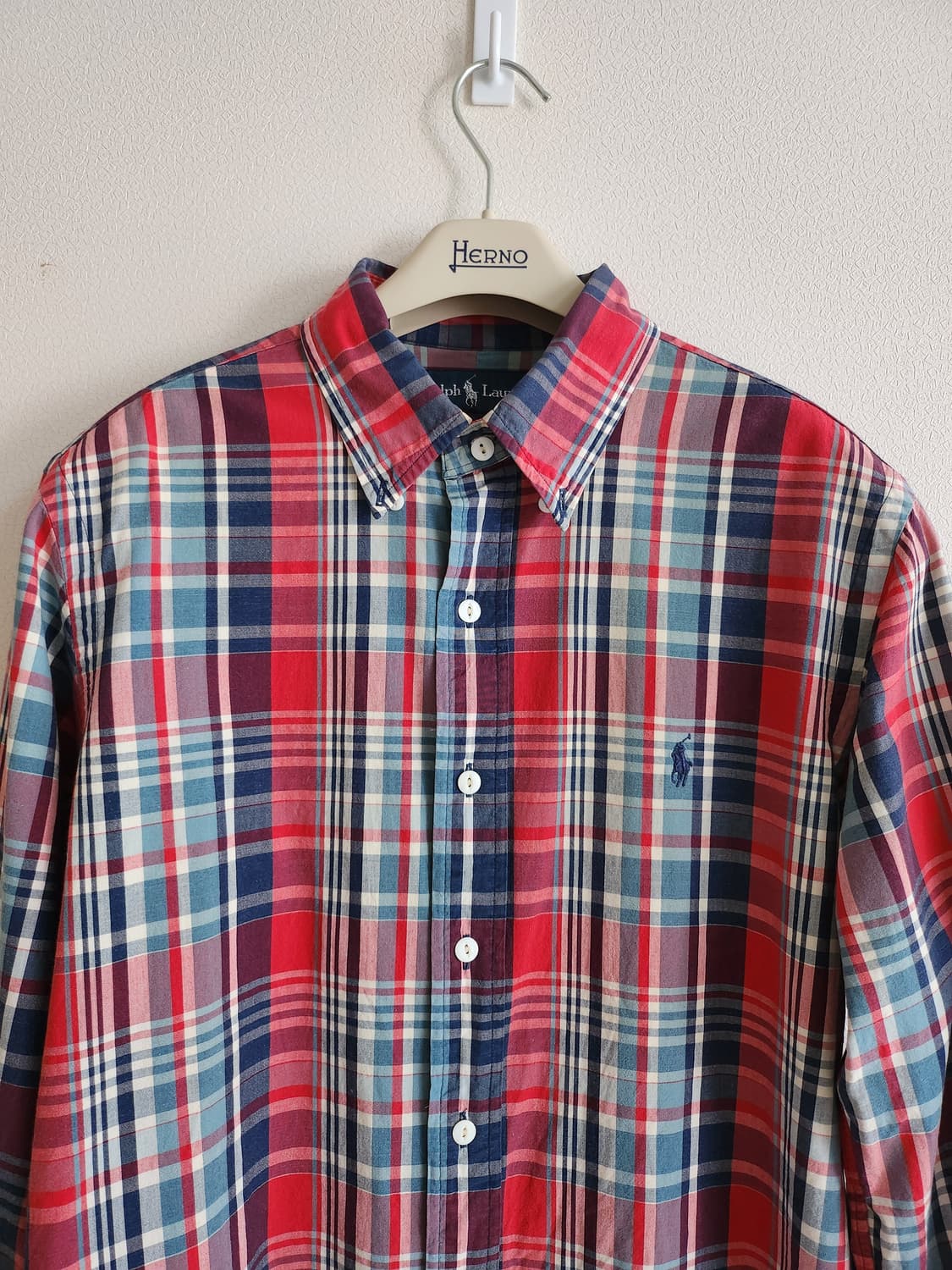 폴로랄프로렌 체크셔츠 (L 상품이미지1