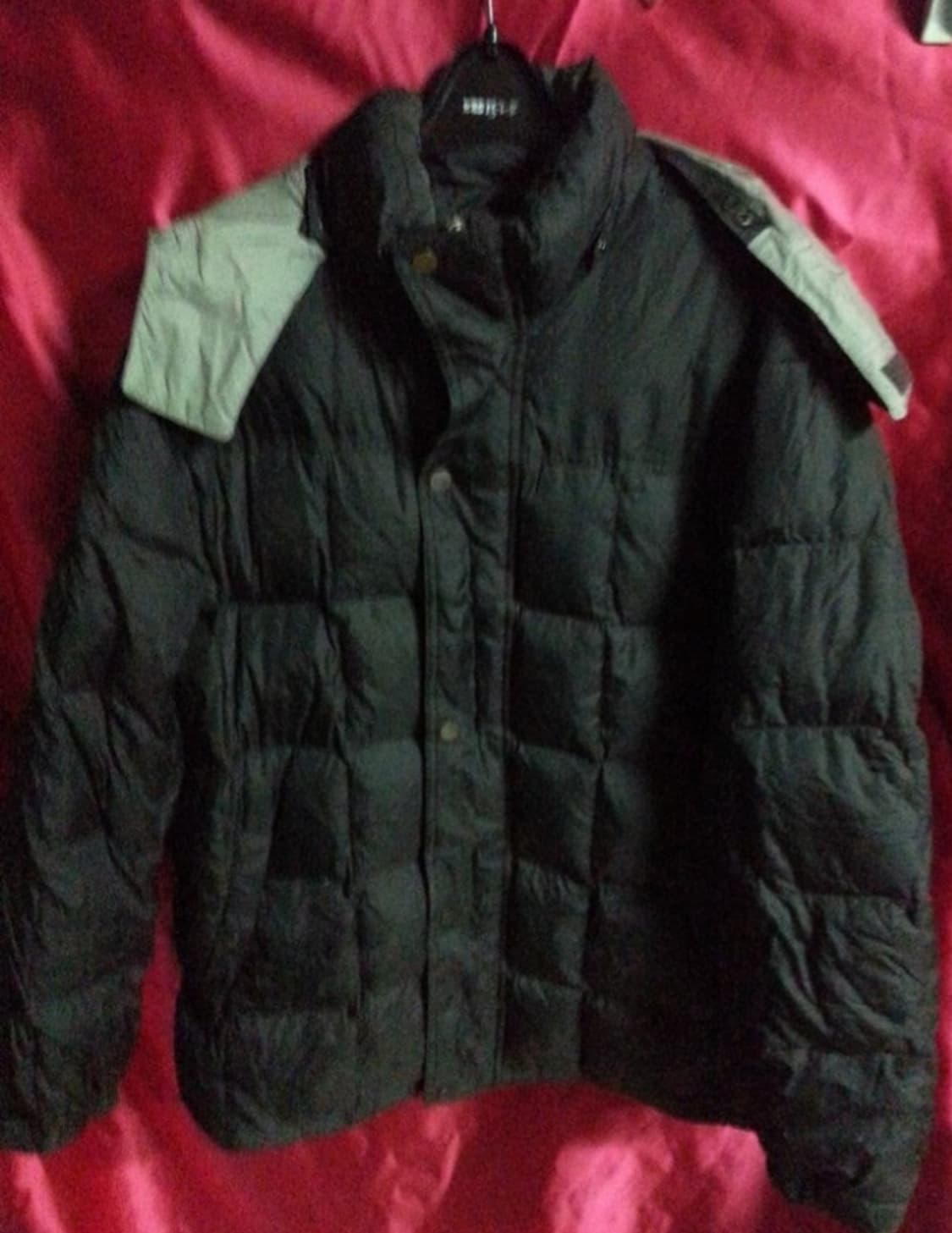 플레이보이 올드스쿨 덕다운 오리털 패딩 블랙 95 상품이미지1