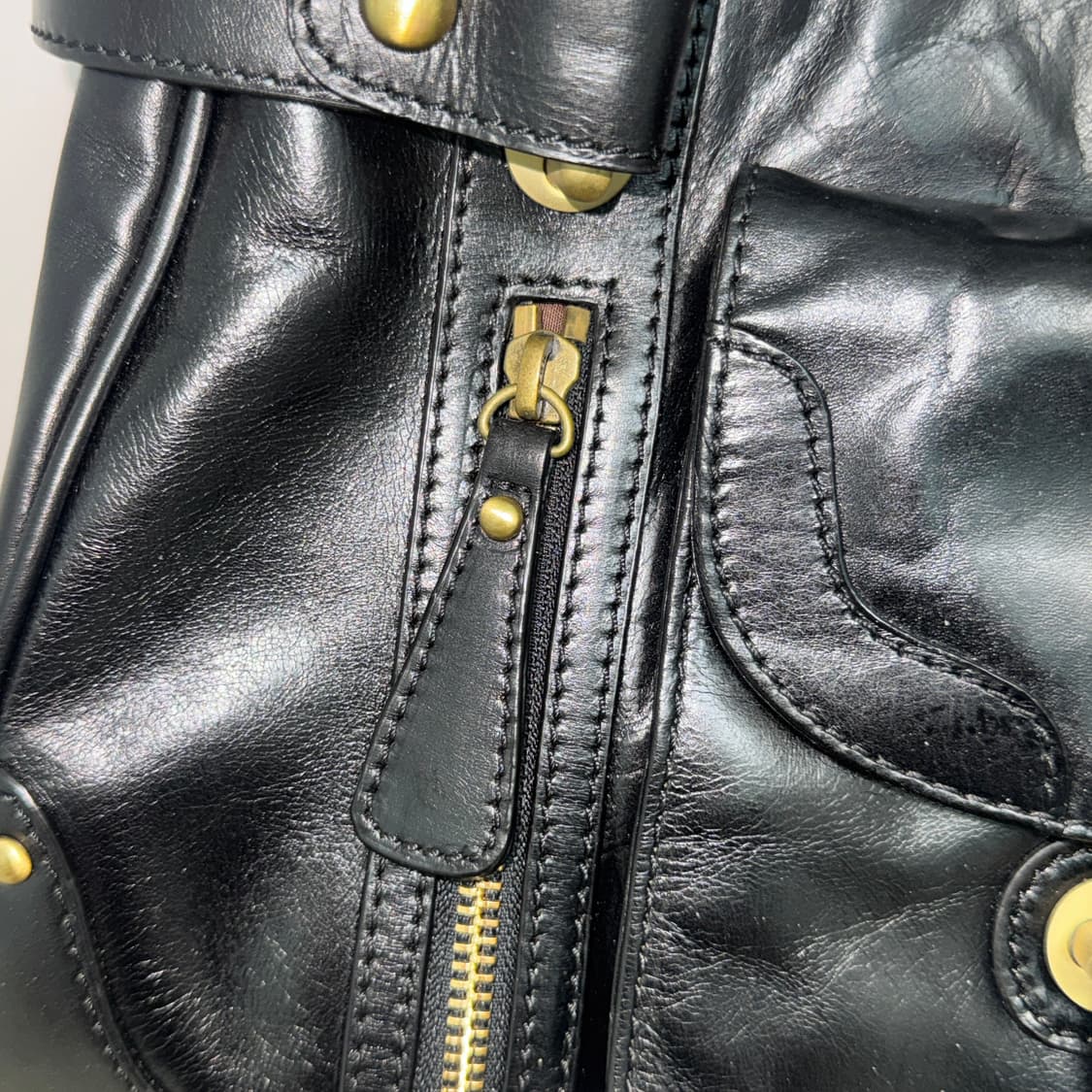 미쏘니 레더 숄더백 상품이미지7