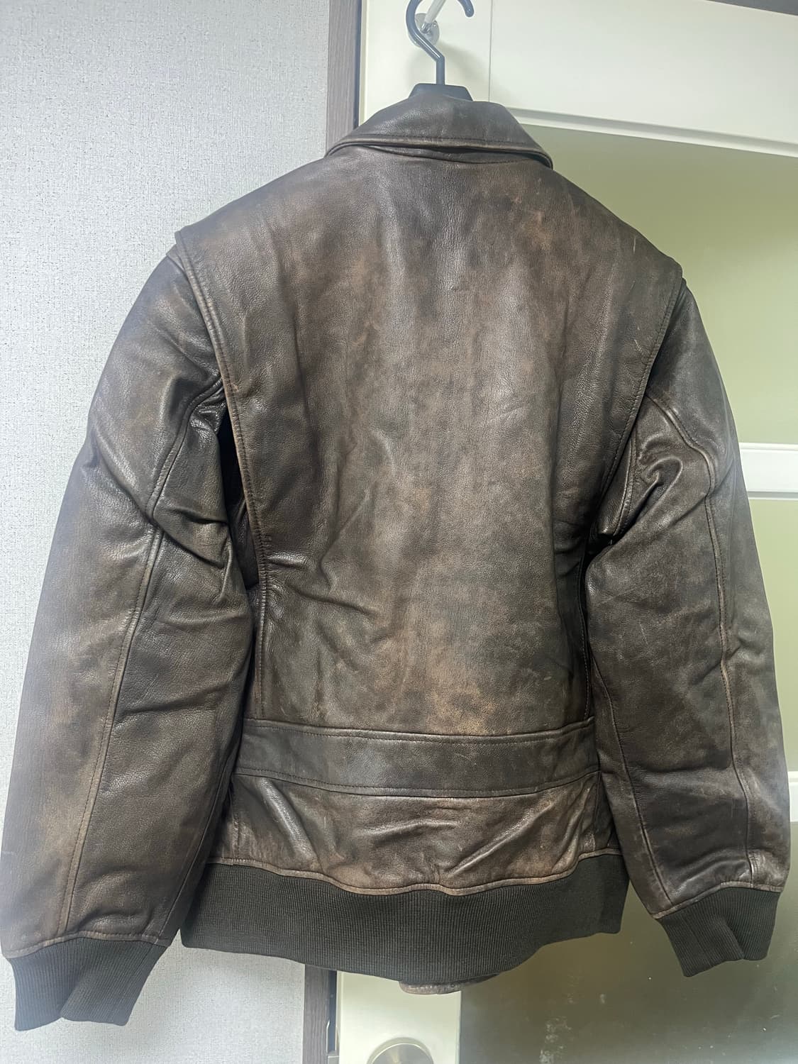 리바이스 레더A-2자켓 S,Clayton Leather Aviator 상품이미지10
