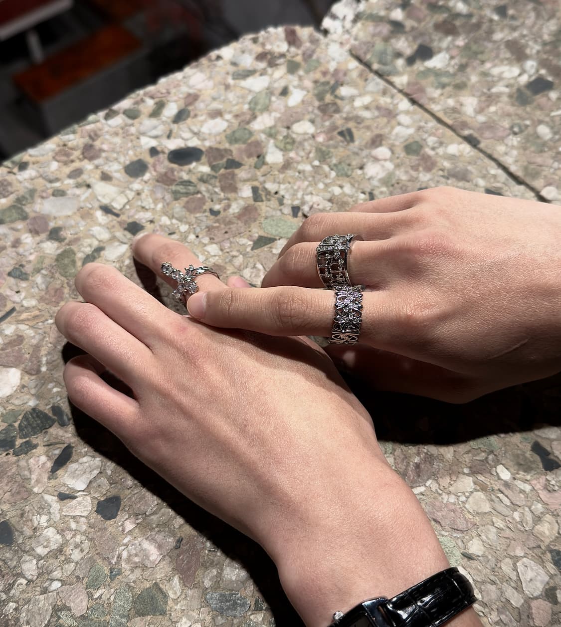 Bold the cross cubic ring 상품이미지10