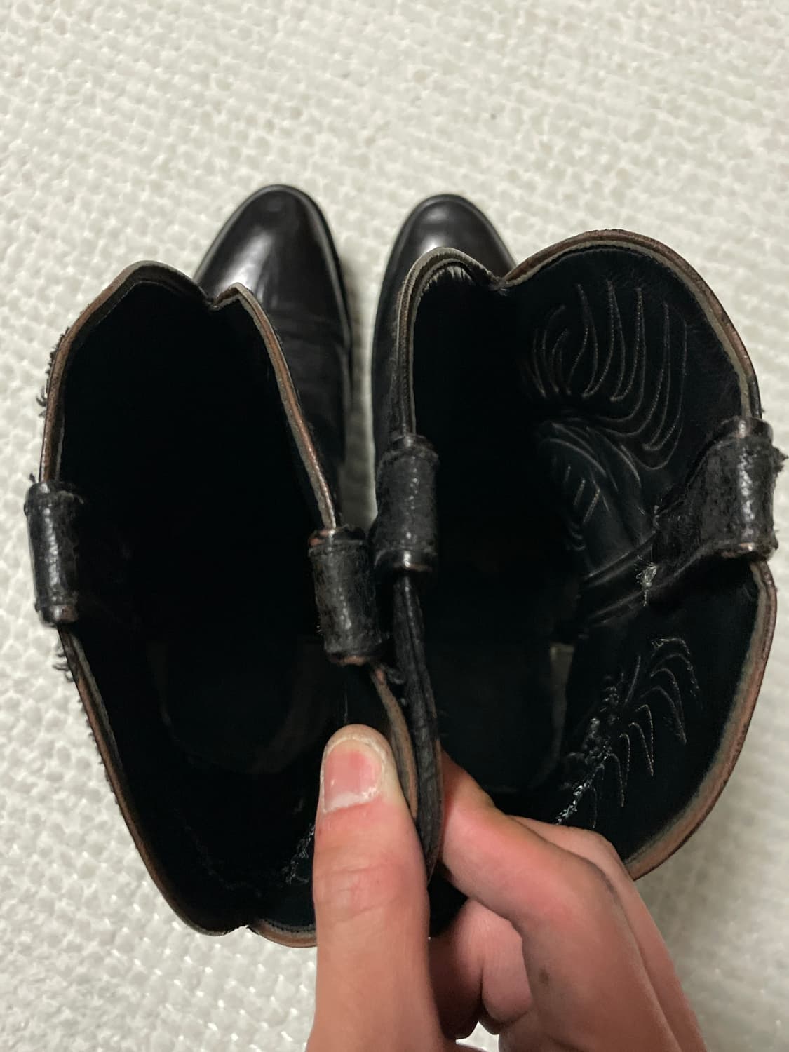 [10 1/2D] Laredo 라레도 웨스턴 카우보이 부츠 블랙 상품이미지6