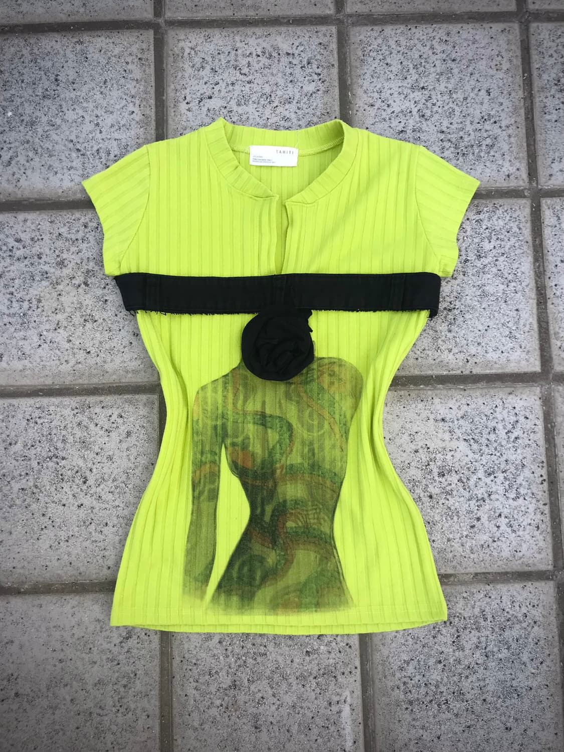 Neon Irezumi Print Top 상품이미지4