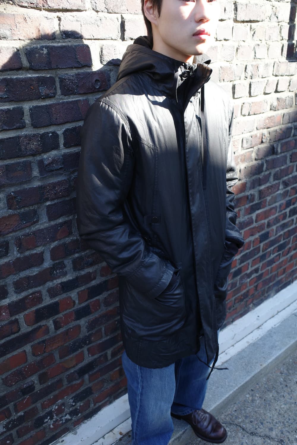 Helmut Lang Leather Effect Coat 상품이미지2