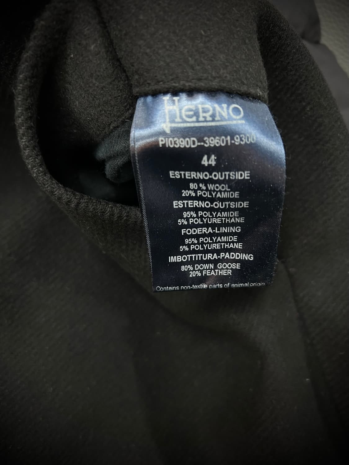 에르노 패딩 울 코트(44/루즈55~66가능) 상품이미지8