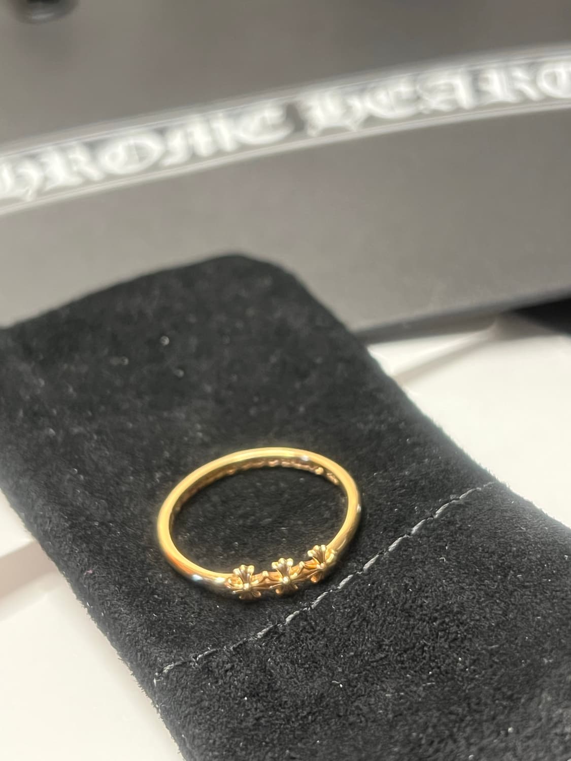 크롬하츠 22k 트리플ch 버블검링 상품이미지1