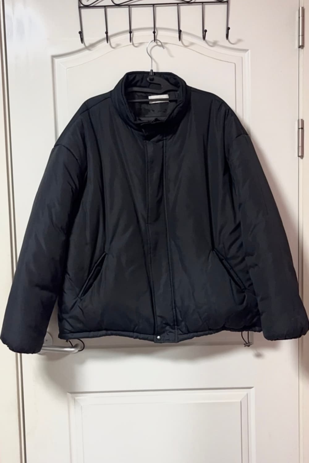 간절기용 블랙 경량 점퍼 (남여공용) 상품이미지1