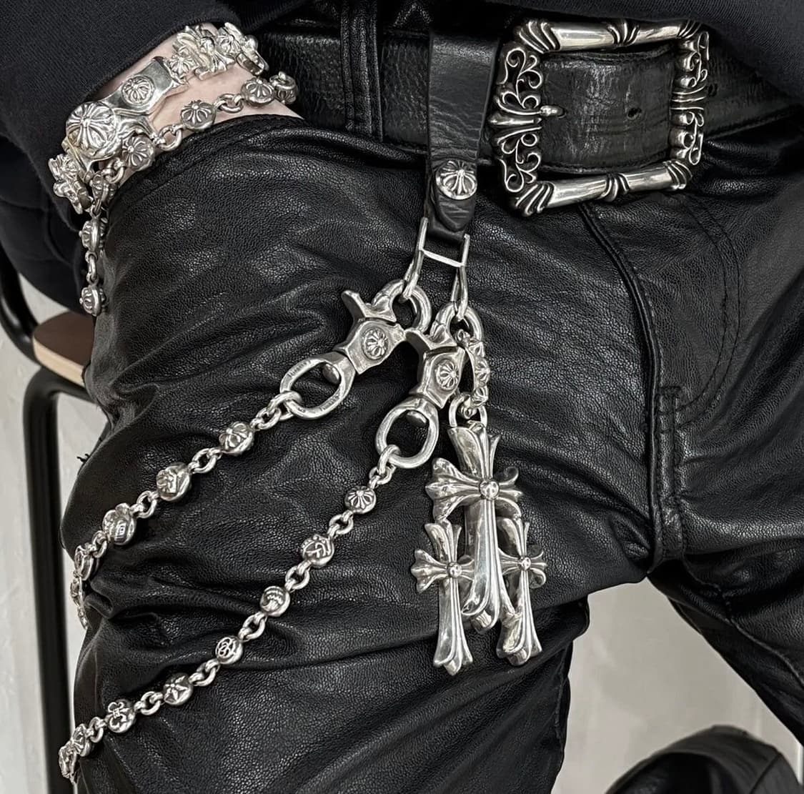 크롬하츠 OTJ 필리그리 벨트 36 상품이미지2