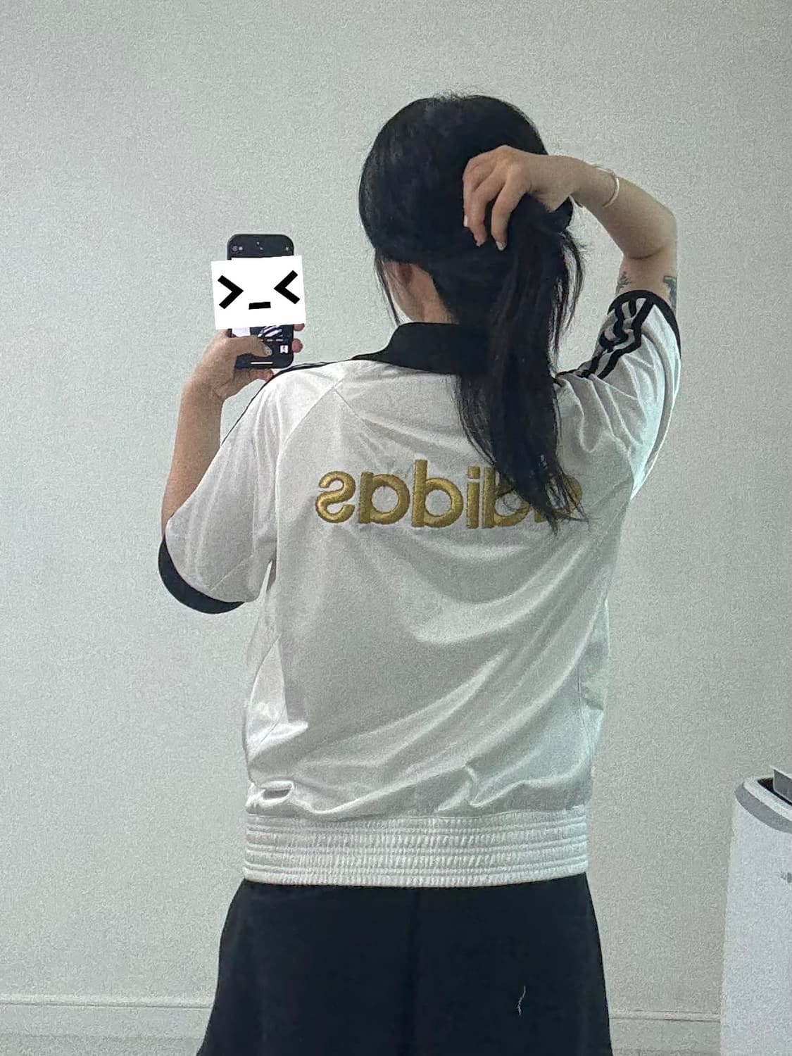 아디다스 올드스쿨 화이트 반팔 져지 상품이미지3