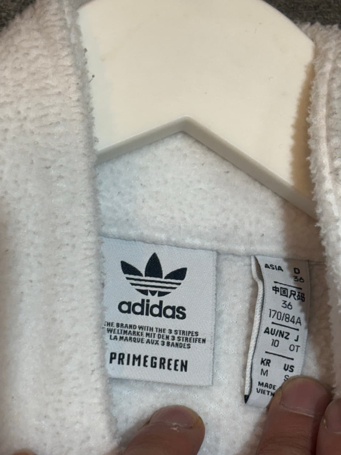 아디다스 하프집업 후리스 맨투맨 M 상품이미지5