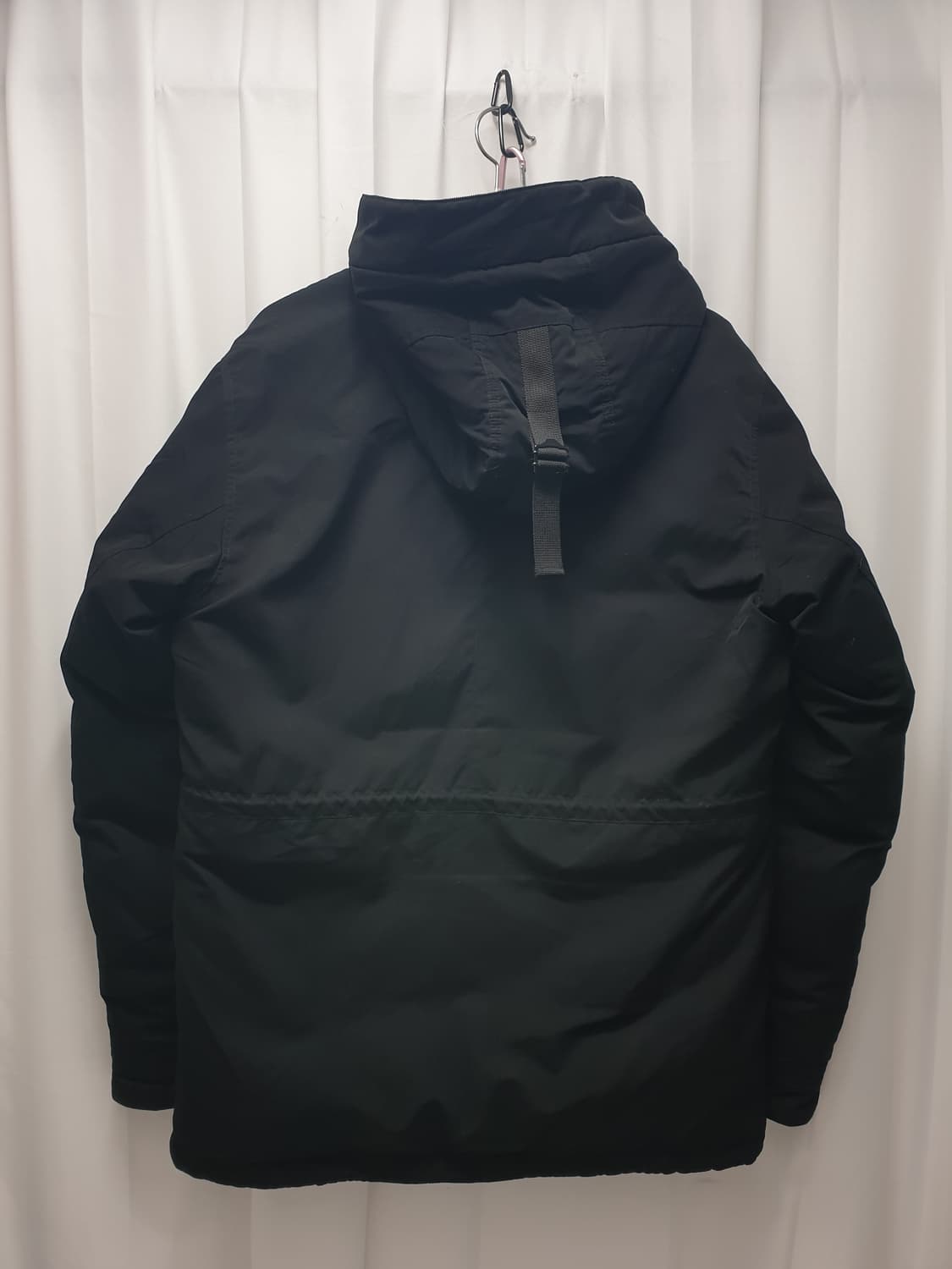 에스피오나지 블랙 후드 패딩 점퍼 상품이미지2