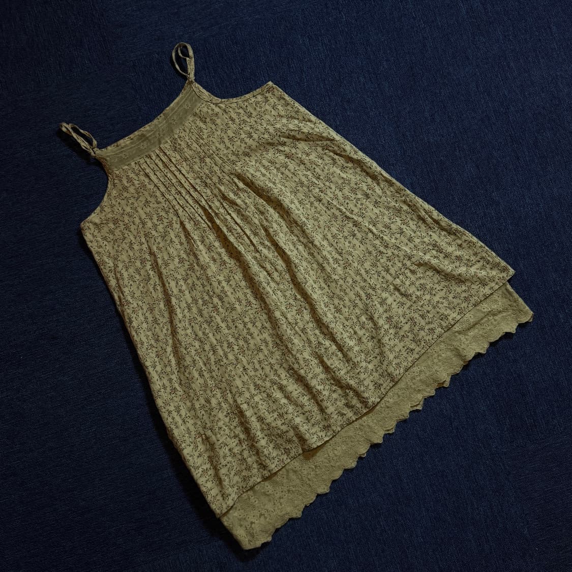 모리걸 플라워 패턴 나시 원피스 상품이미지1