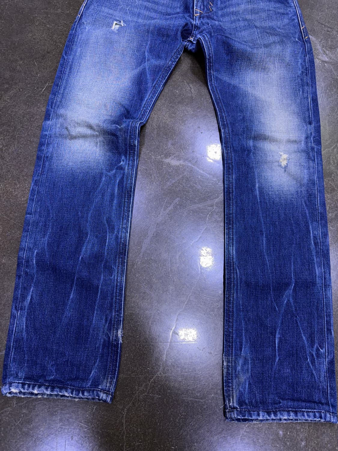 디젤 타바 슬림 스키니 빈티지 데미지 워싱 데님팬츠 29 상품이미지5