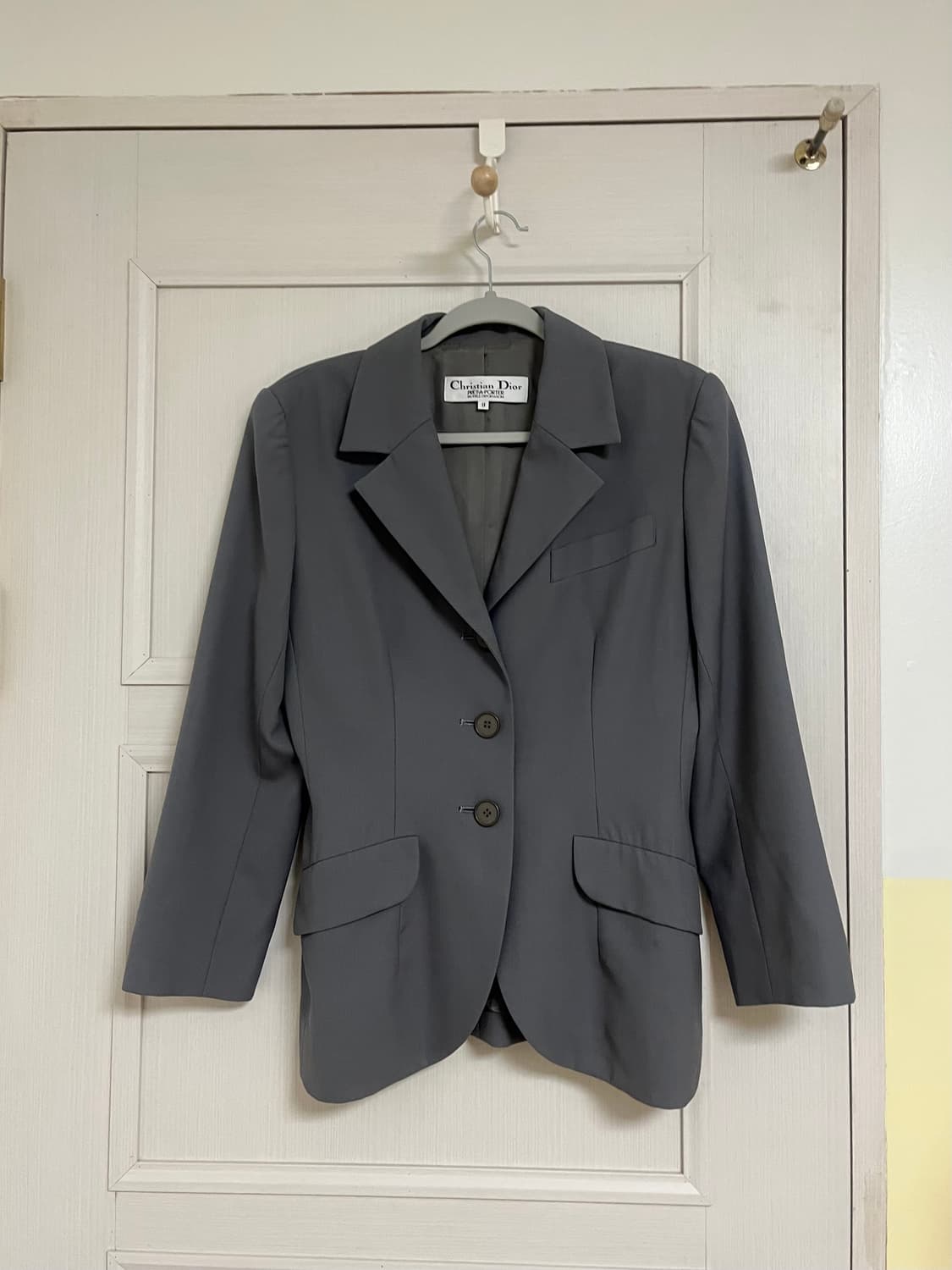 크리스찬 디올 Dior 그레이 자켓&스커트 셋업 상품이미지1
