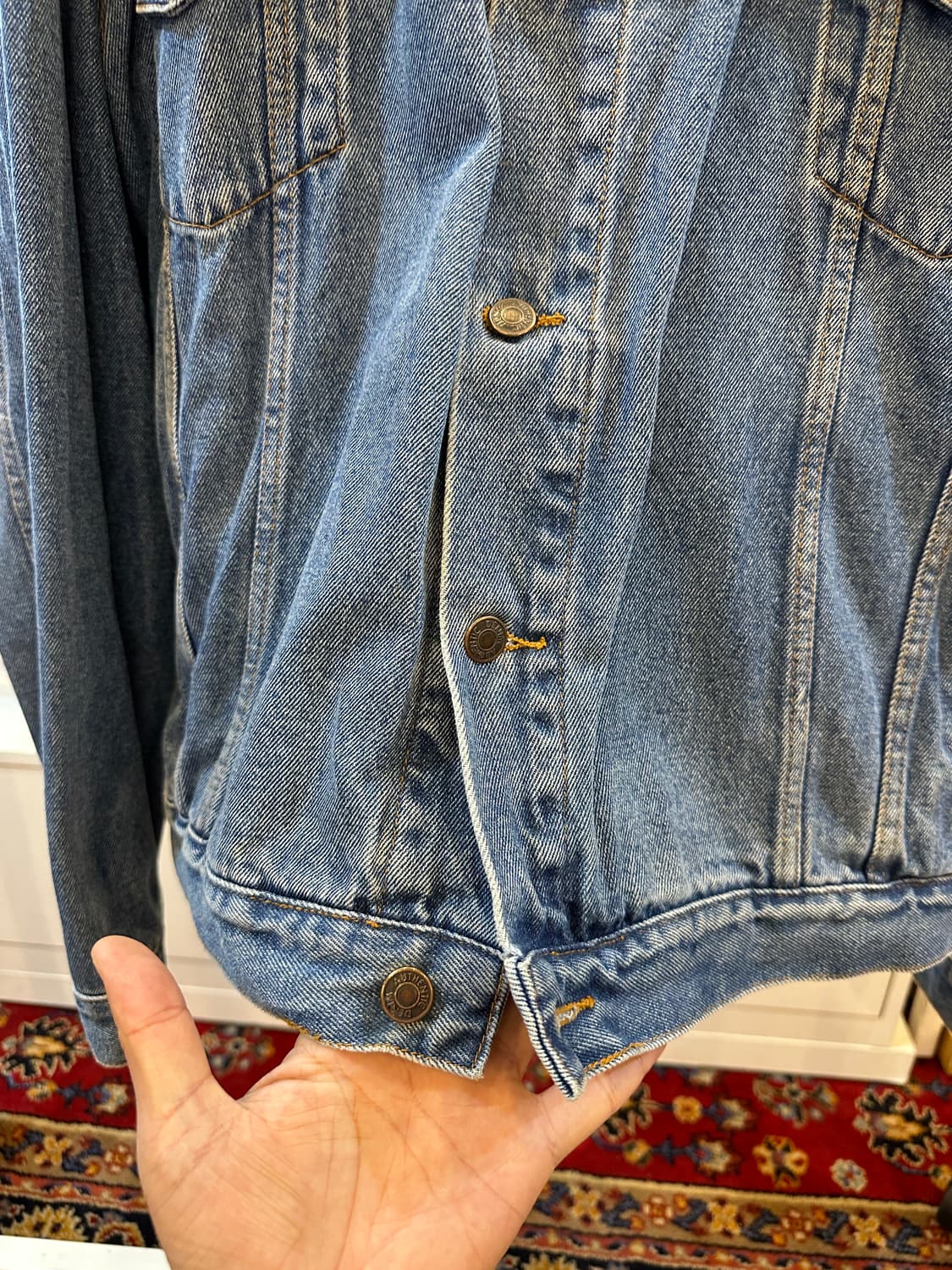 90s 빈티지 샘스타운 라스베가스 오버핏 데님자켓 2XL 상품이미지6