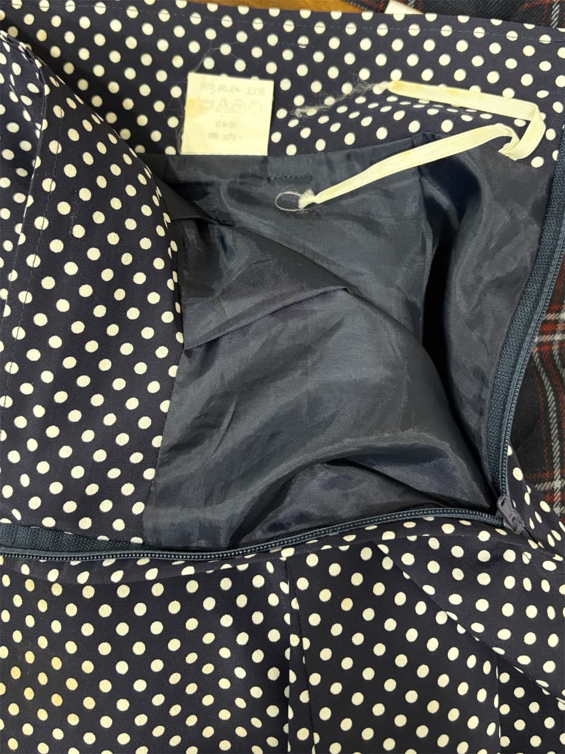 Japanese Vintage 도트 스커트 상품이미지4