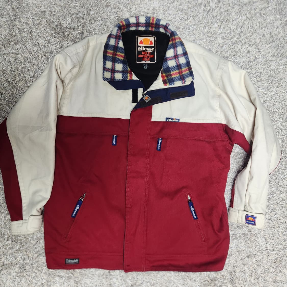 [90's 재팬] 엘레쎄 멀티 어드벤처 기어 올드스쿨 컬러블럭 자켓 상품이미지1