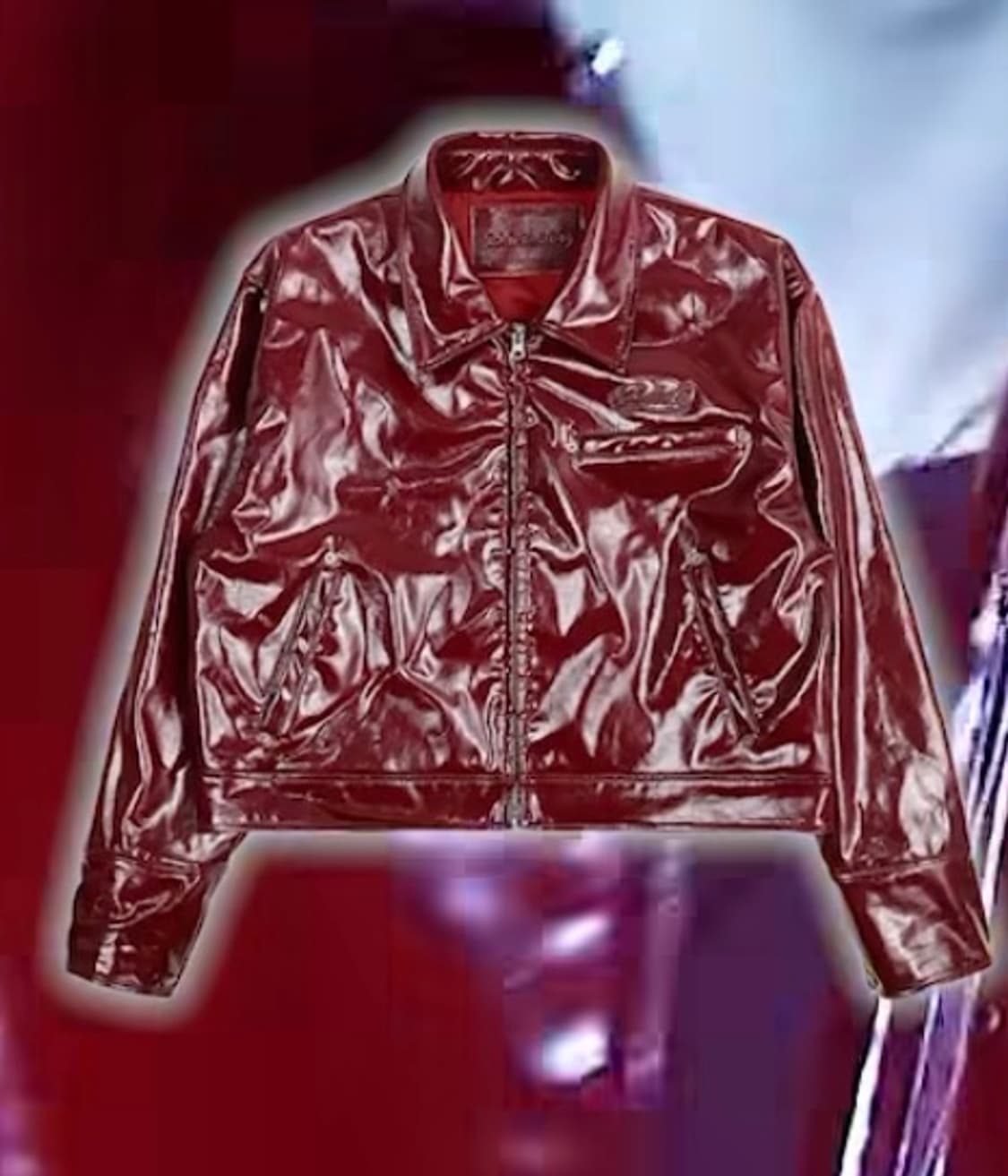 구합니다)배드블러드 레더 자켓 레드 상품이미지1