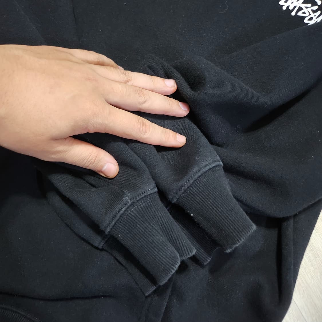 L 스투시 블랙 후드 2019 좋은상태 상품이미지2