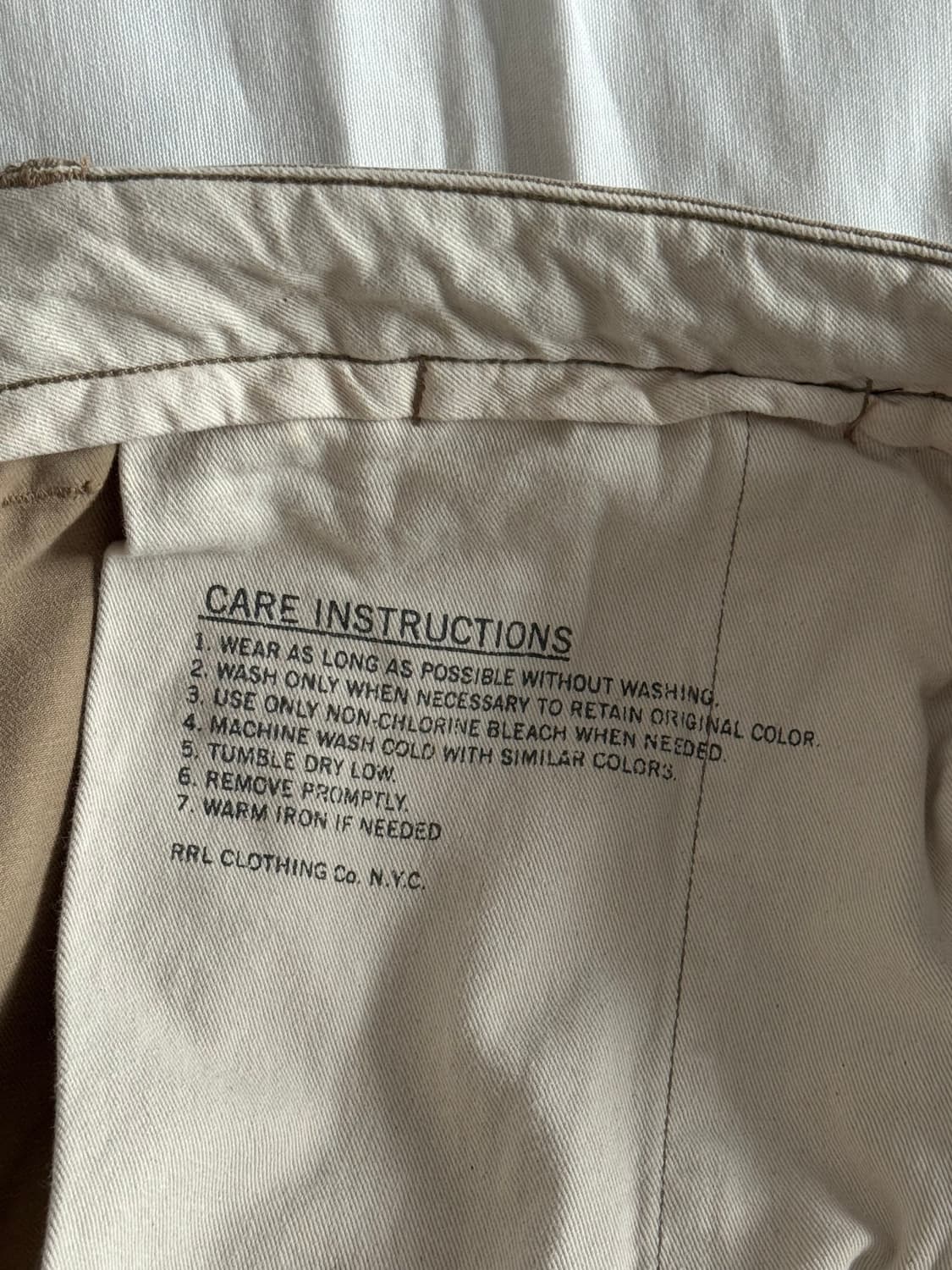 [33] RRL 더블알엘 오피서 치노 팬츠 카키 상품이미지8