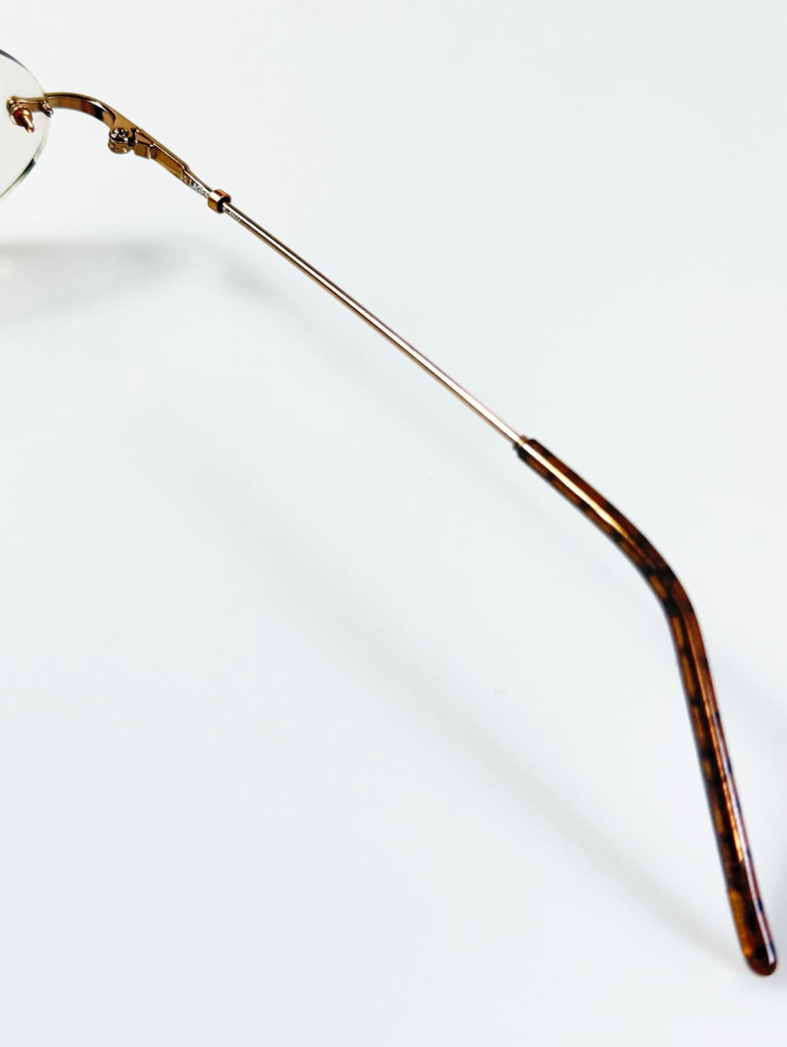 서전 SJ LAGENT 티타늄 무테 오벌 프레임 빈티지 틴트 안경 상품이미지6