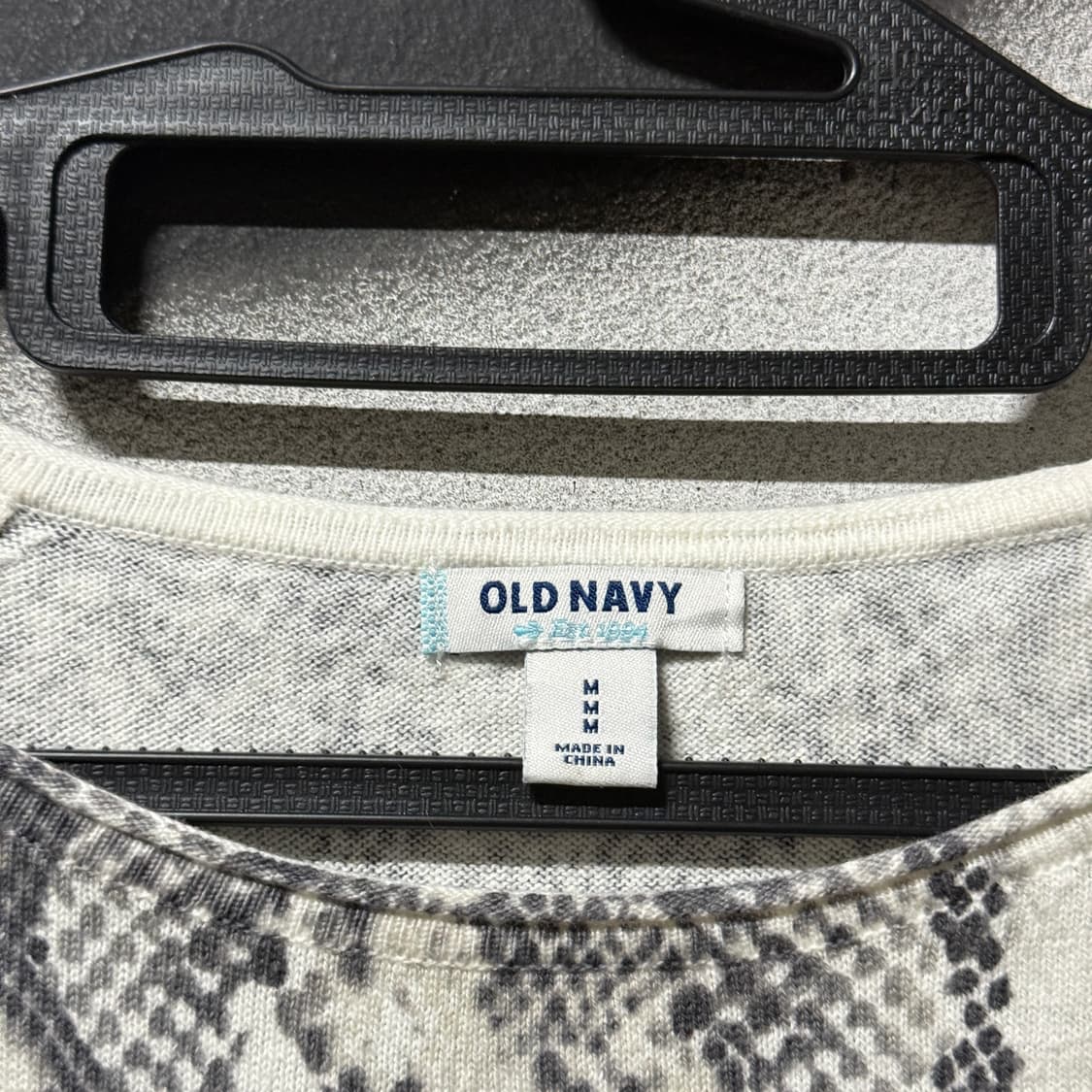 VTG 빈티지 그레이 파에톤 파이톤 애니멀 패턴 롱슬리브 상품이미지5