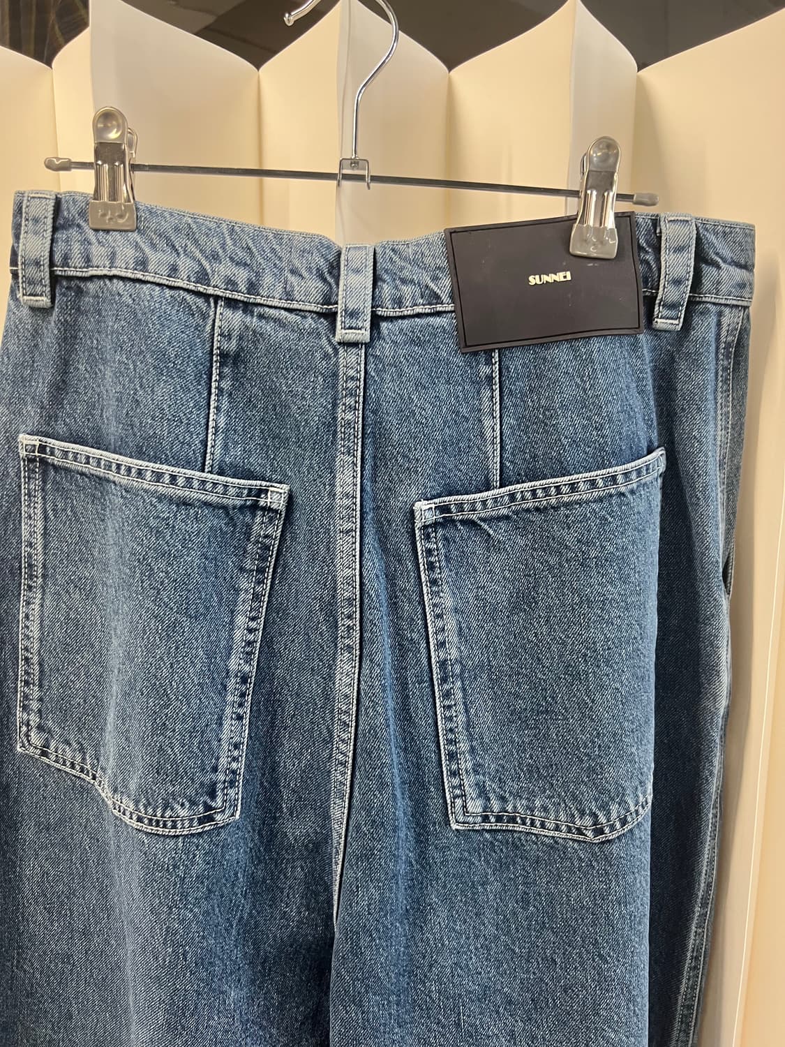 써네이 와이드 데님 팬츠 M, 30   상품이미지4
